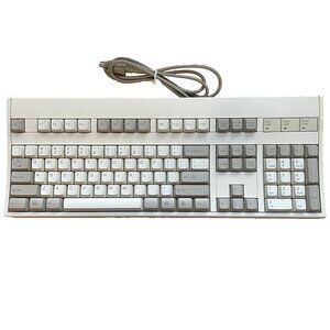VTG Computer Keyboard 6-pin mini DIN connector PS/2 Beige FKB8725 Like‎ New